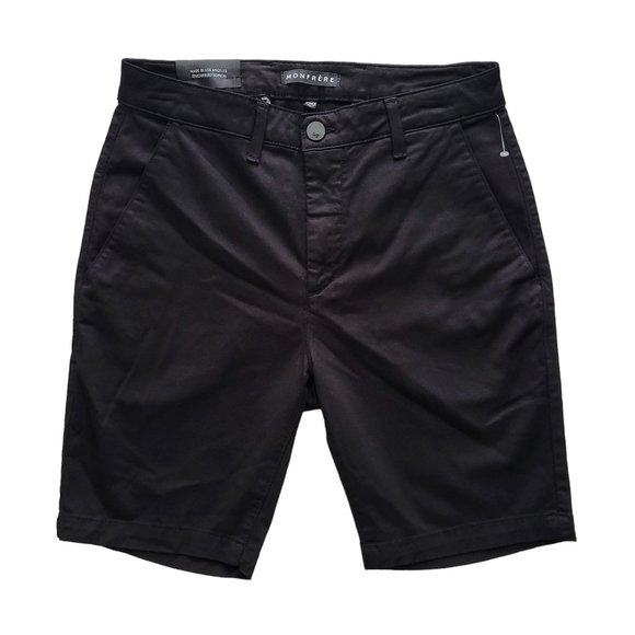 Monfrere Cruise Chino Short in Black Men's Size 31 - Picture 1 of 9